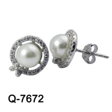 Fashion Jewelry 925 Sterling Silver Studs with Pearl